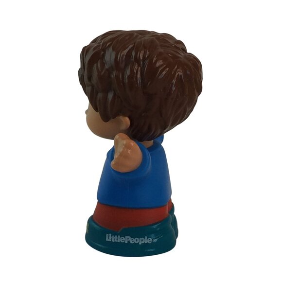 Fisher Price Little People Two Boy Figures w/Green Teeter Totter Seesaw - Picture 3 of 11